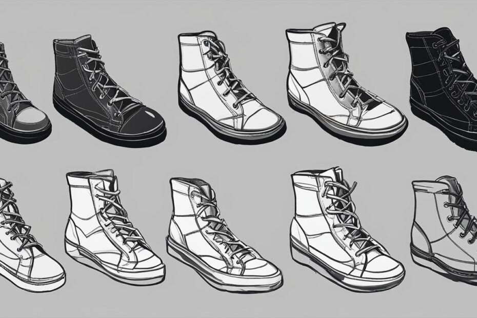 jak narysować buta krok po kroku