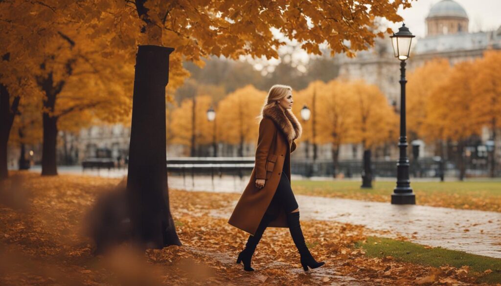płaszcz na jesienną randkę