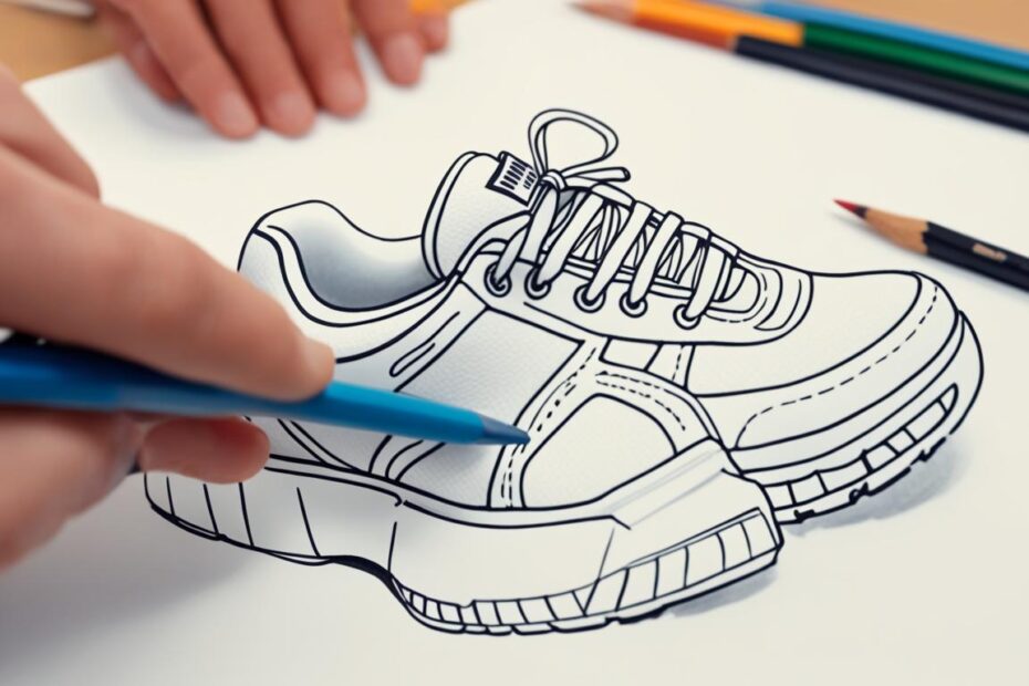 rysowanie butów