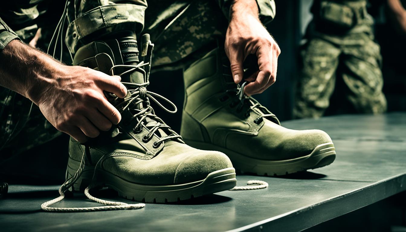 jak wiązać buty wojskowe