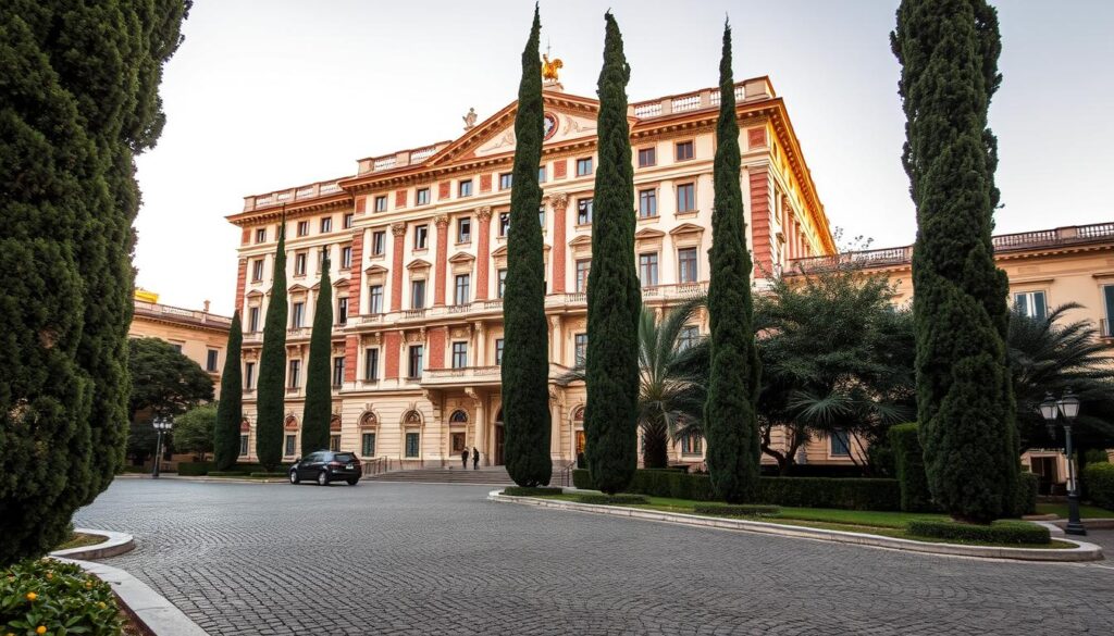 Palazzo buty co to za firma: a majestic Italian-style building with ornate facades, intricate architectural details, and a grand, imposing presence. The structure stands tall, its marble columns and decorative cornices bathed in warm, golden light, creating a sense of timeless elegance. In the foreground, a cobblestone courtyard leads visitors towards the grand entrance, while towering cypress trees and lush greenery frame the scene, adding to the Mediterranean ambiance. The overall composition evokes a sense of history, sophistication, and the rich heritage of the Palazzo buty brand. Palazzo buty co to za firma: a majestic Italian-style building with ornate facades, intricate architectural details, and a grand, imposing presence. The structure stands tall, its marble columns and decorative cornices bathed in warm, golden light, creating a sense of timeless elegance. In the foreground, a cobblestone courtyard leads visitors towards the grand entrance, while towering cypress trees and lush greenery frame the scene, adding to the Mediterranean ambiance. The overall composition evokes a sense of history, sophistication, and the rich heritage of the Palazzo buty brand.
