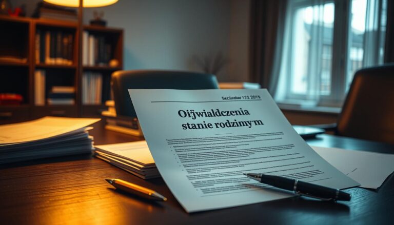 Oświadczenia o stanie rodzinnym, majątku, dochodach i źródłach utrzymania