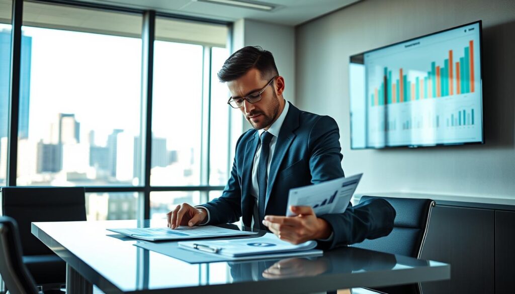 A professional businessman, Dariusz Mioduski, is depicted in an office environment, analyzing investment opportunities. He is wearing a tailored suit, with a focused expression as he reviews financial reports on a sleek modern desk. In the background, large windows showcase a bustling cityscape, symbolizing growth and opportunity. Bright, natural lighting floods the room, casting soft shadows and creating an atmosphere of ambition and success. A stylish wall-mounted screen displays graphs and charts, reinforcing the theme of investment and strategic planning. The overall mood is one of determination and professionalism, capturing the essence of Dariusz Mioduski's ventures in business and investments. A professional businessman, Dariusz Mioduski, is depicted in an office environment, analyzing investment opportunities. He is wearing a tailored suit, with a focused expression as he reviews financial reports on a sleek modern desk. In the background, large windows showcase a bustling cityscape, symbolizing growth and opportunity. Bright, natural lighting floods the room, casting soft shadows and creating an atmosphere of ambition and success. A stylish wall-mounted screen displays graphs and charts, reinforcing the theme of investment and strategic planning. The overall mood is one of determination and professionalism, capturing the essence of Dariusz Mioduski's ventures in business and investments.