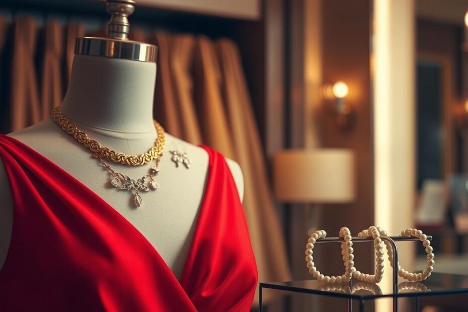 Jaka biżuteria do czerwonej sukienki