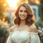 Jaka fryzura do sukienki z odkrytymi ramionami